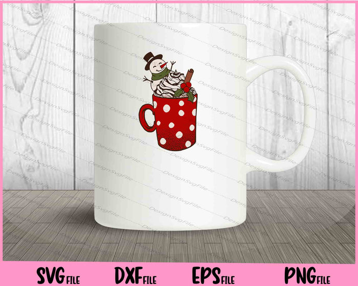 Christmas Coffee Cups Winter Holiday Svg Cutting Printable Files  - Premium Cutting Files in SVG, PNG & EPS Formats - Premium SVG Cutting Files for Crafts