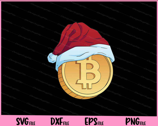 Christmas Cryptocoin Svg Cutting Printable Files  - Premium Cutting Files in SVG, PNG & EPS Formats - Premium SVG Cutting Files for Crafts