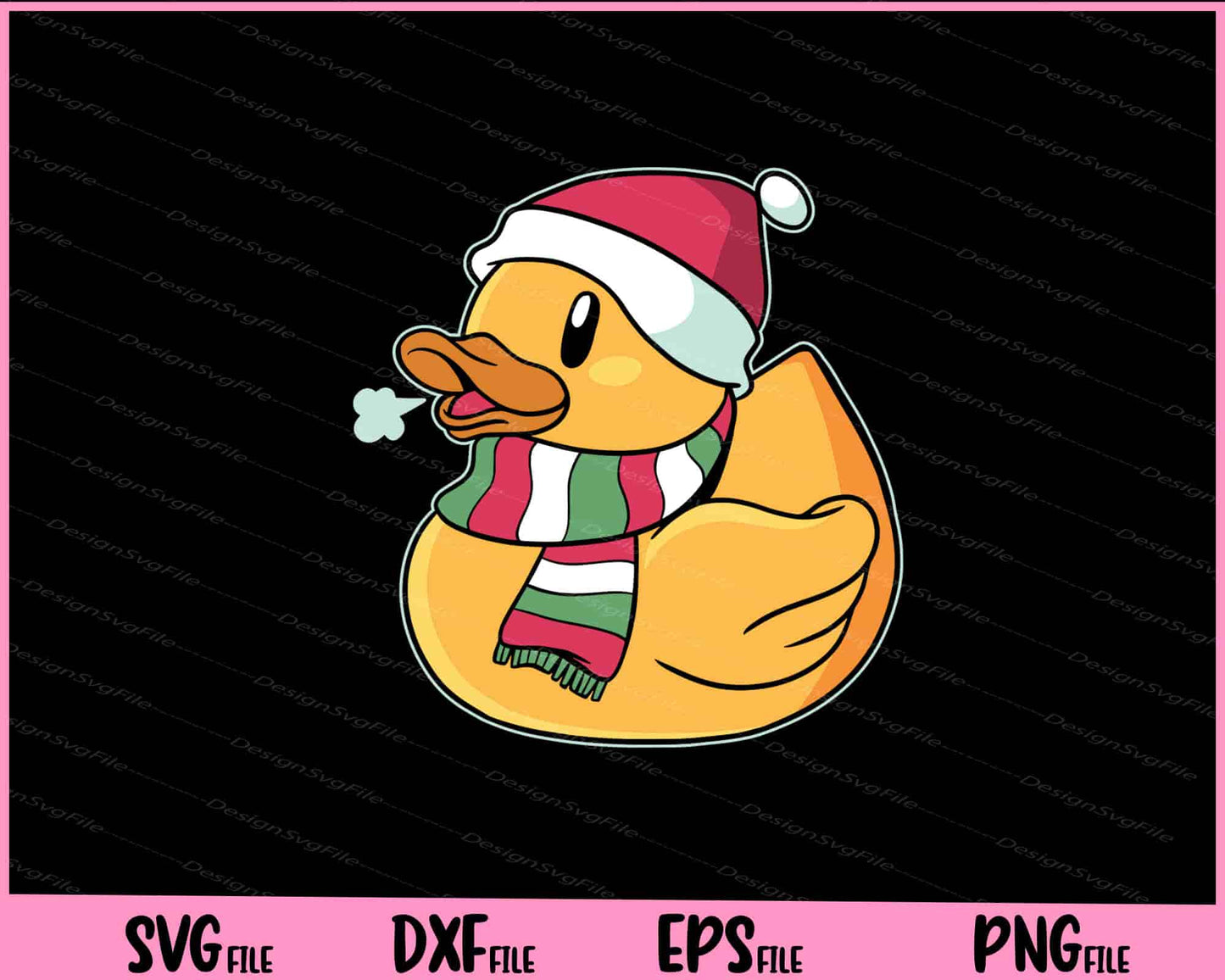 Christmas Duck Funny Svg Cutting Printable Files  - Premium Cutting Files in SVG, PNG & EPS Formats - Premium SVG Cutting Files for Crafts