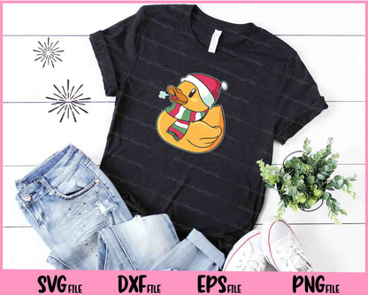 Christmas Duck Funny Svg Cutting Printable Files  - Premium Cutting Files in SVG, PNG & EPS Formats - Premium SVG Cutting Files for Crafts