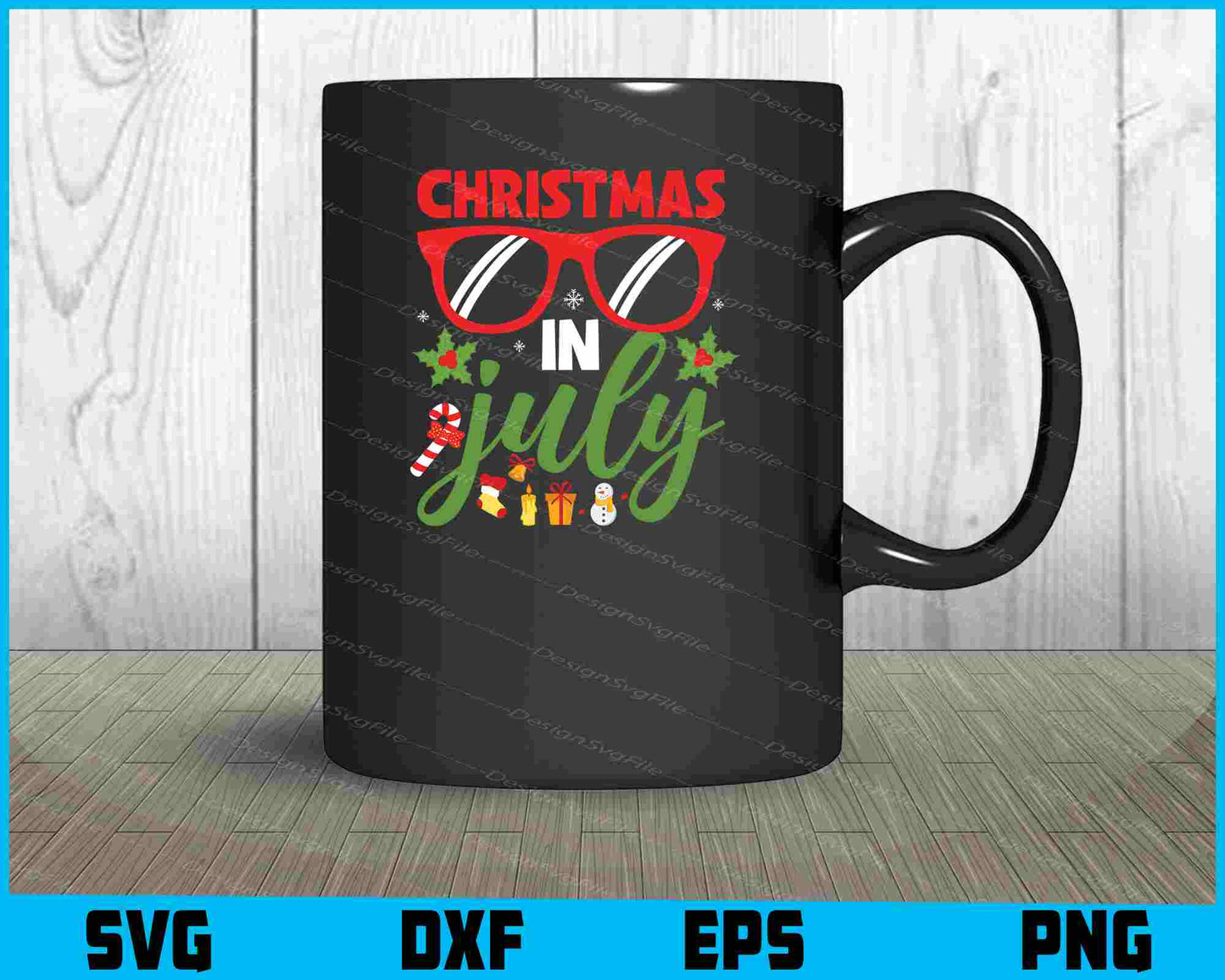 Christmas In July Svg Dxf Png Design File  - Premium Cutting Files in SVG, PNG & EPS Formats - Premium SVG Cutting Files for Crafts