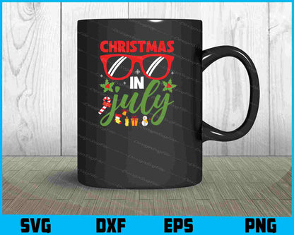 Christmas In July Svg Dxf Png Design File  - Premium Cutting Files in SVG, PNG & EPS Formats - Premium SVG Cutting Files for Crafts