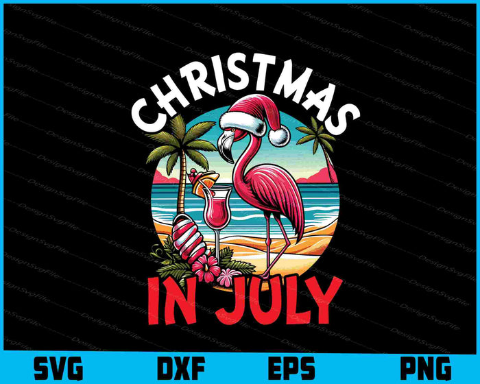 Christmas Bundle SVG Flamingo PNG