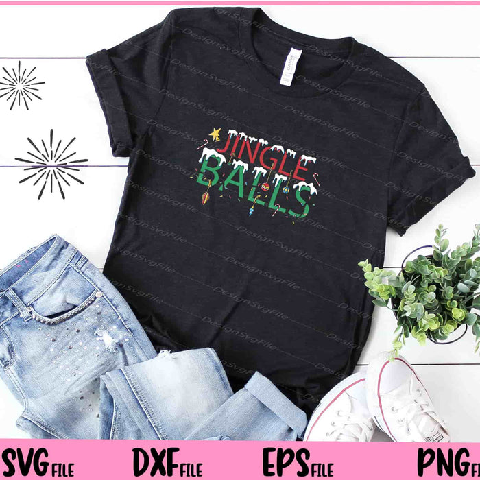 Christmas Jingle Balls Svg Cutting Printable Files  - Premium Cutting Files in SVG, PNG & EPS Formats - Premium SVG Cutting Files for Crafts