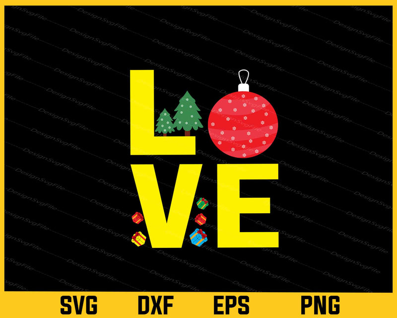 Christmas Love Funny Svg Cutting Printable File  - Premium Cutting Files in SVG, PNG & EPS Formats - Premium SVG Cutting Files for Crafts