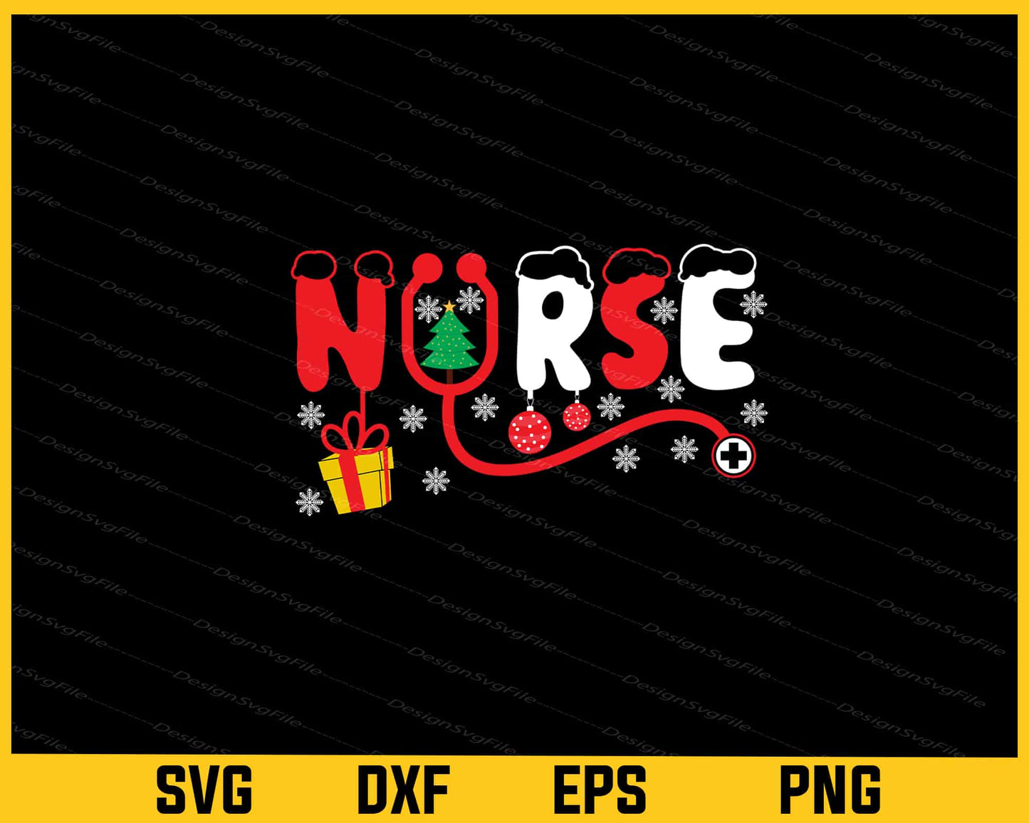 Christmas Nurse Funny Svg Cutting Printable File  - Premium Cutting Files in SVG, PNG & EPS Formats - Premium SVG Cutting Files for Crafts