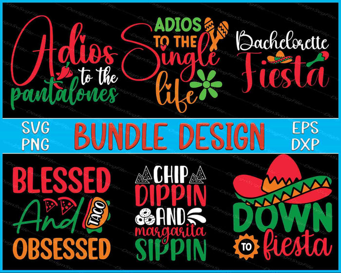 Cinco De Mayo Bundle SVG Margarita PNG