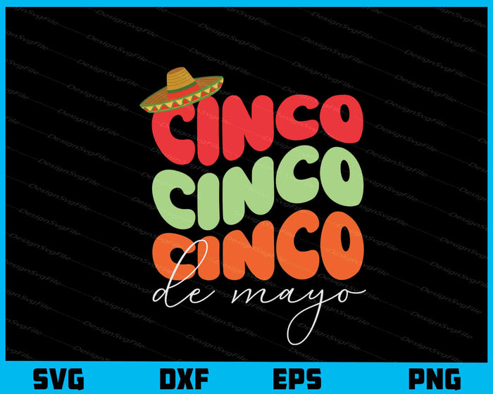 Cinco De Mayo Mexican Svg Cutting Printable File  - Premium Cutting Files in SVG, PNG & EPS Formats - Premium SVG Cutting Files for Crafts