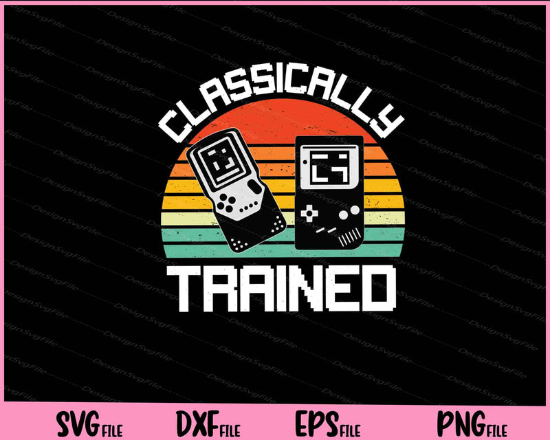 Classically Trained Game Lover svg