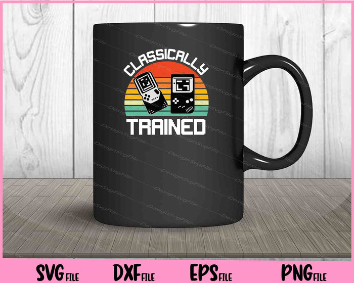 Classically Trained Game Lover Svg Cutting Printable Files  - Premium Cutting Files in SVG, PNG & EPS Formats - Premium SVG Cutting Files for Crafts