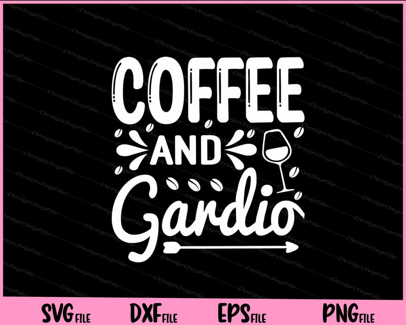 Coffee and Cardio svg