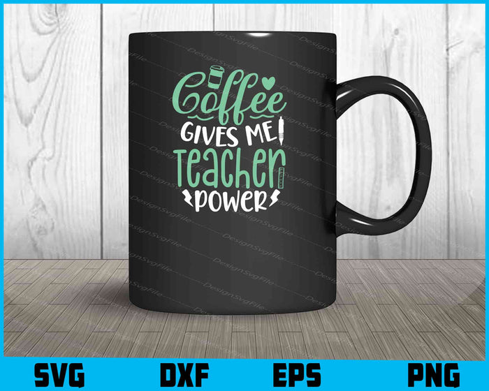 Teacher Bundle SVG Coffee Teach PNG