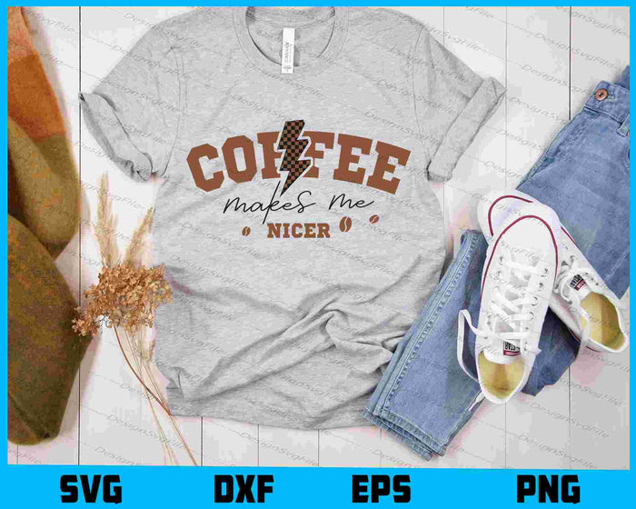 Collection of coffee-themed and hunting-themed graphics with text on a white background.