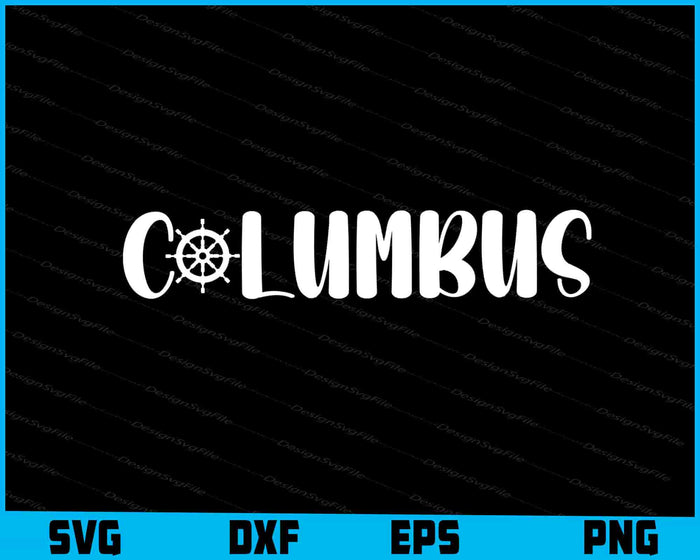 Columbus Day Celebration SVG