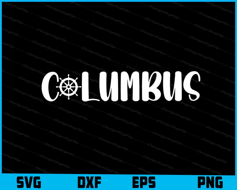 Columbus Day Celebration SVG