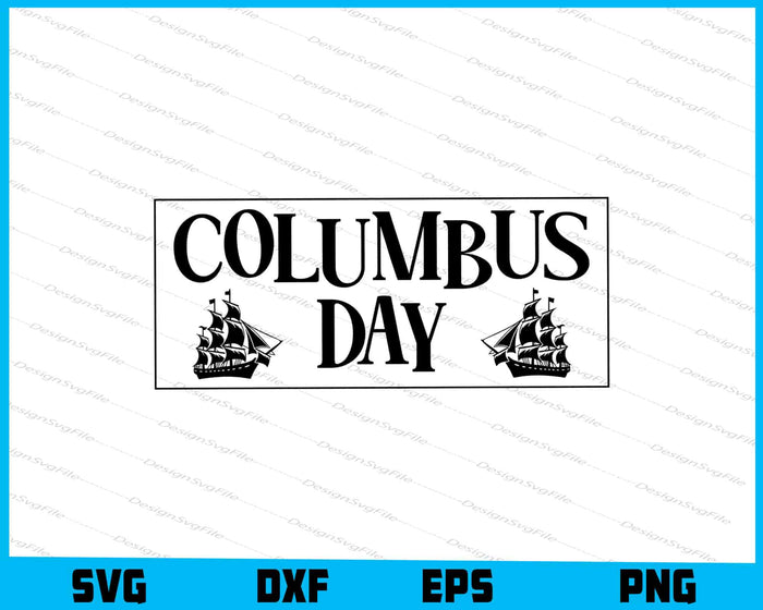 Columbus Day, Columbus Ohio SVG