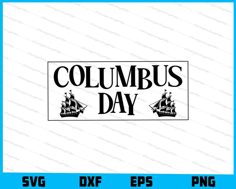 Columbus Day, Columbus Ohio SVG
