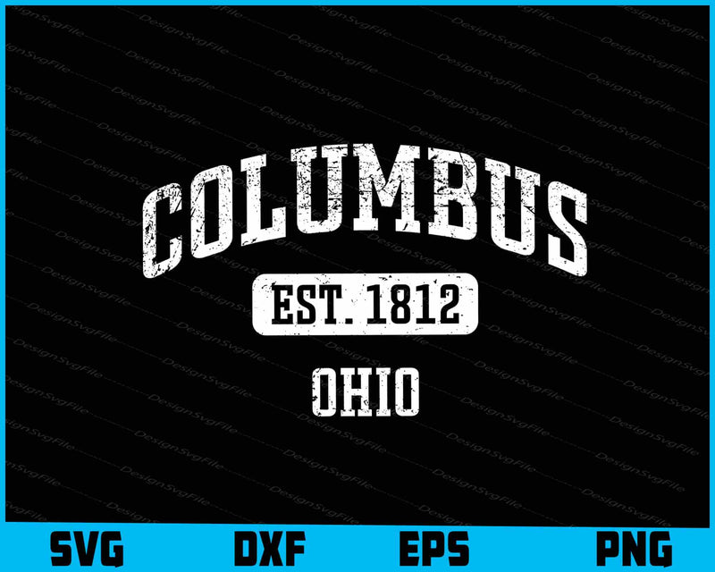 Columbus Ohio OH Vintage SVG