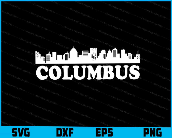 Columbus Skyline SVG
