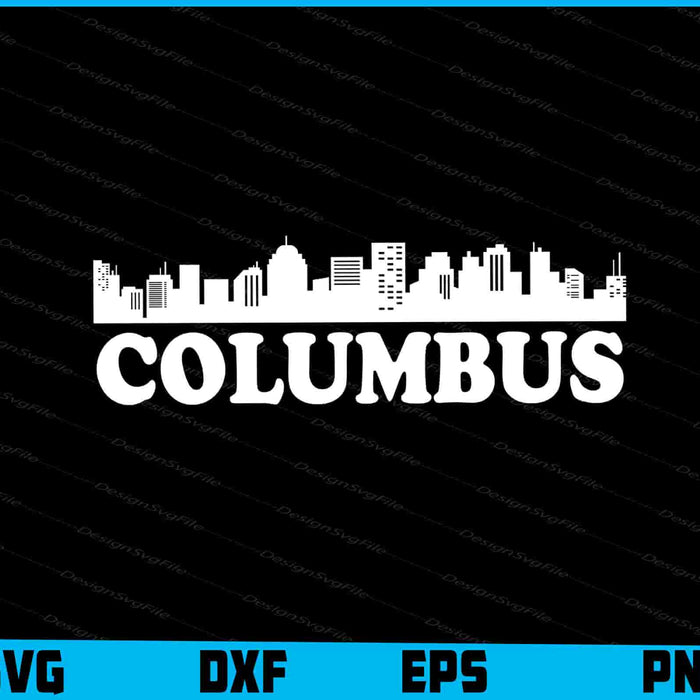 Columbus Skyline SVG