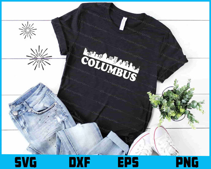 Columbus Skyline SVG