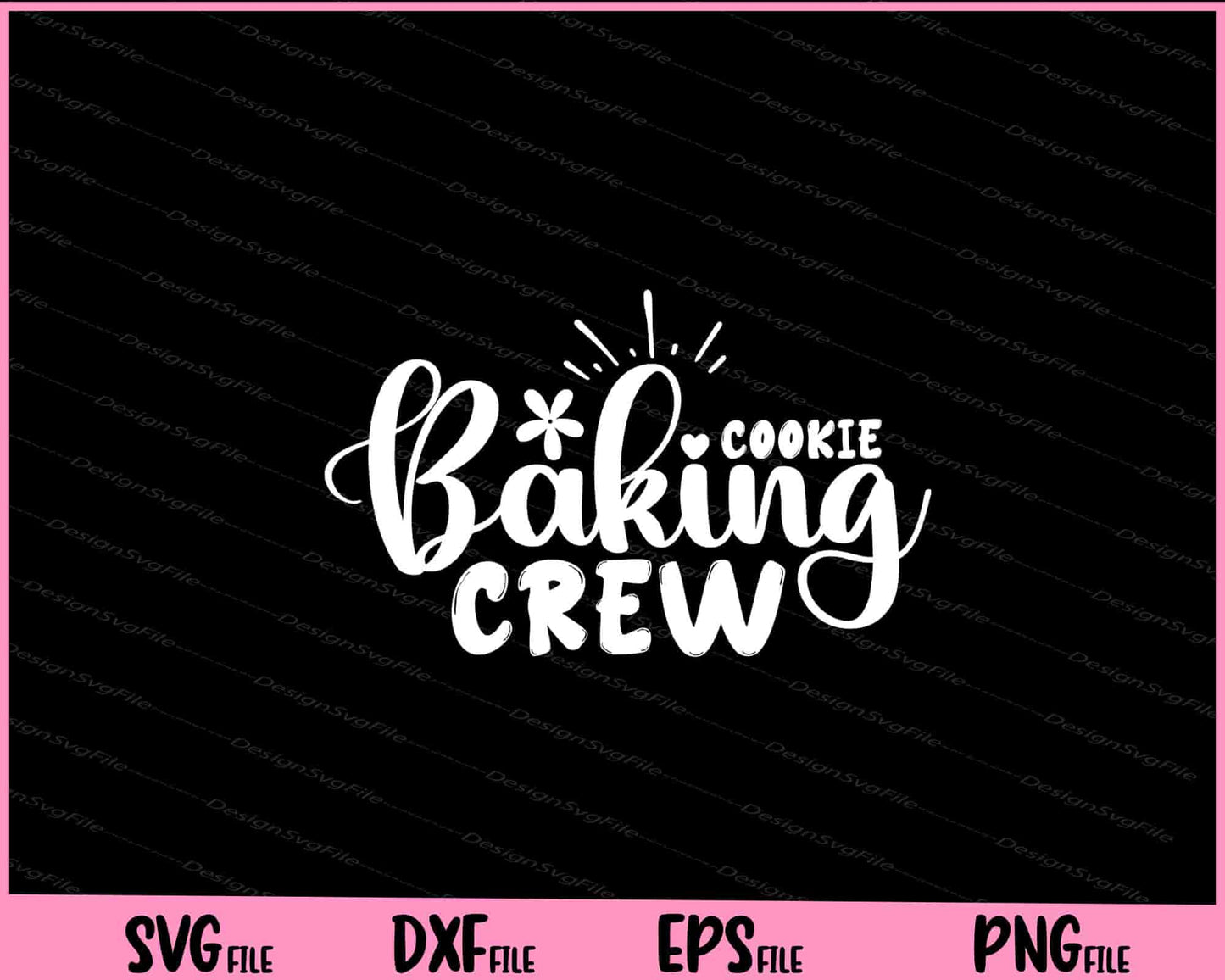 Cookie Baking Crew Svg Cutting Printable Files  - Premium Cutting Files in SVG, PNG & EPS Formats - Premium SVG Cutting Files for Crafts