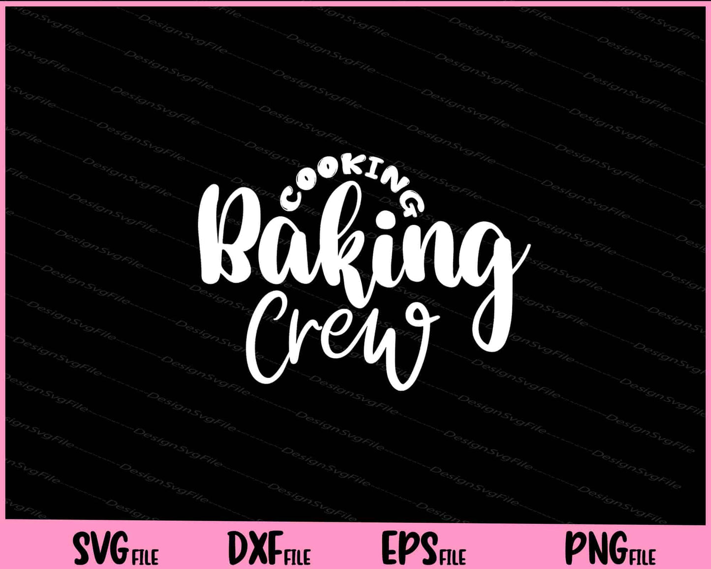 Cooking Baking Crew Svg Cutting Printable Files  - Premium Cutting Files in SVG, PNG & EPS Formats - Premium SVG Cutting Files for Crafts