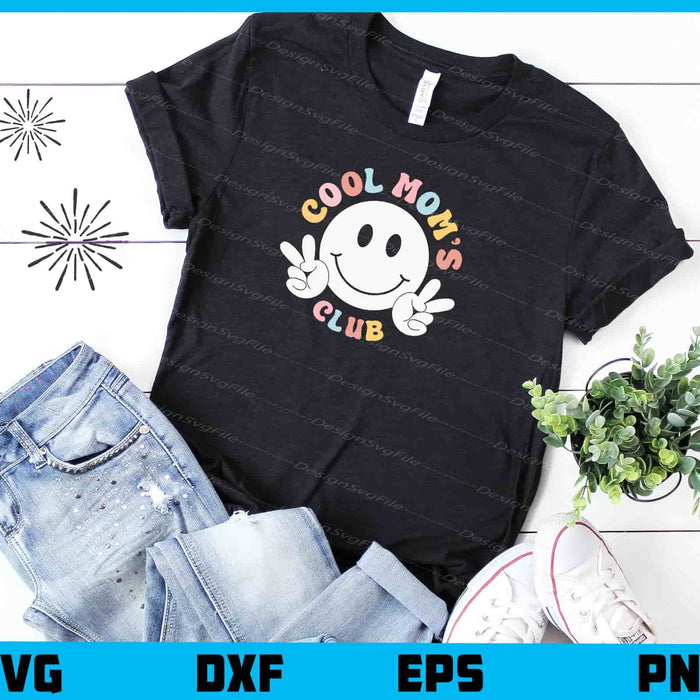 Cool Mom’s Club Svg Cutting Printable File  - Premium Cutting Files in SVG, PNG & EPS Formats - Premium SVG Cutting Files for Crafts