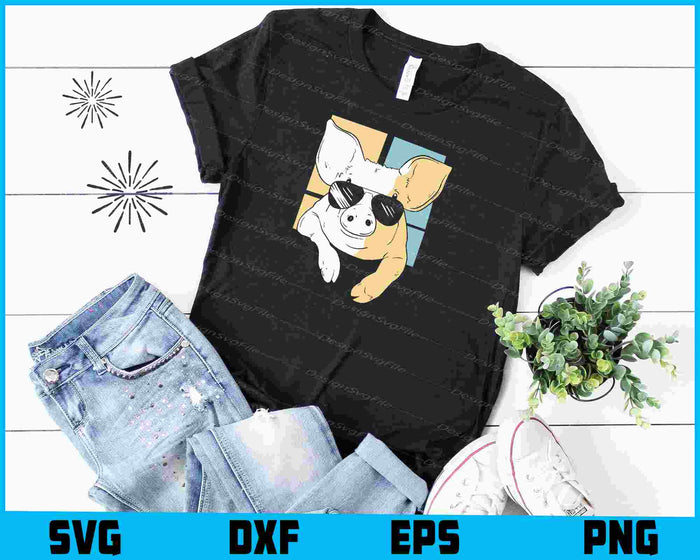 Cool Pig SVG