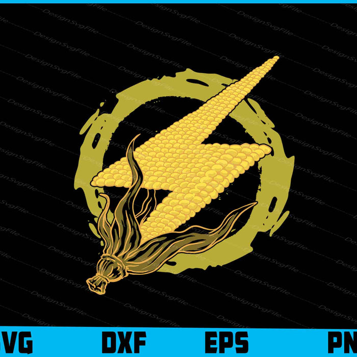Corn Lightning Bolt Food Power