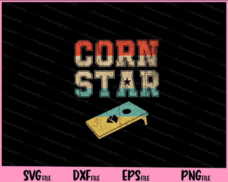 Corn Star Cornhole Tournament svg