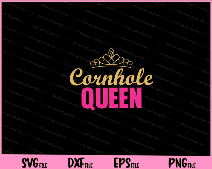 Cornhole Bundle SVG, Cornhole Queen PNG
