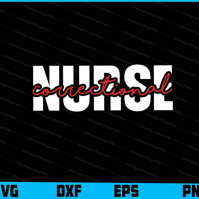 Correctional Nurse PNG Corrections SVG