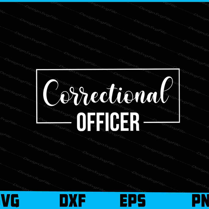 Correctional Officer SVG