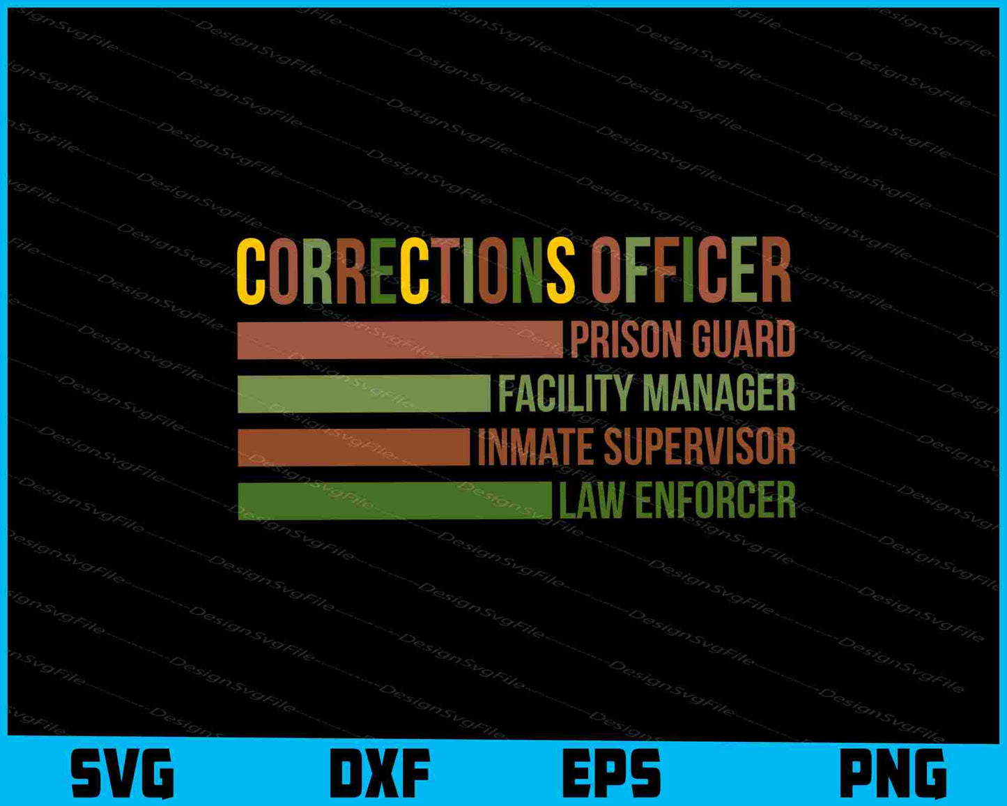 Corrections Officer SVG, Facility Manager Tshirt