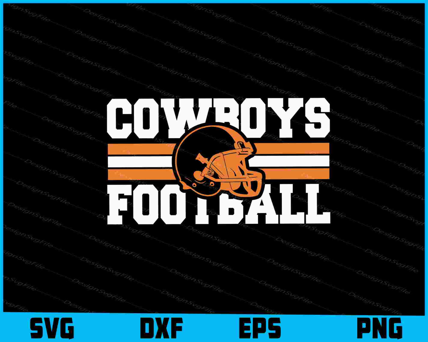 Cowboys Football SVG