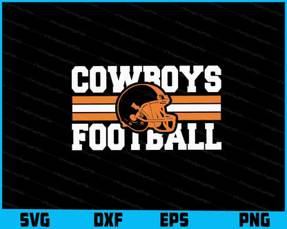 Cowboys Football SVG