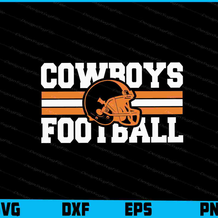 Cowboys Football SVG