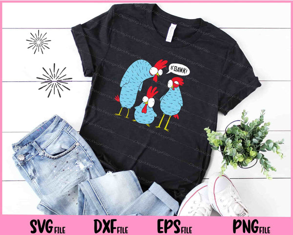 Crazy Chickens Funny Svg Cutting Printable Files  - Premium Cutting Files in SVG, PNG & EPS Formats - Premium SVG Cutting Files for Crafts