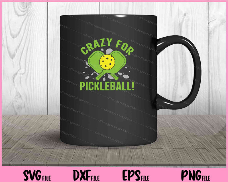 Crazy For Pickleball! Vintage mug