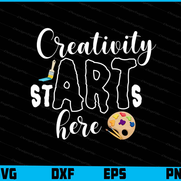 Creativity Starts Here SVG