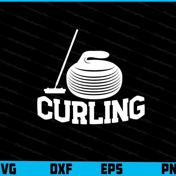 Curling SVG