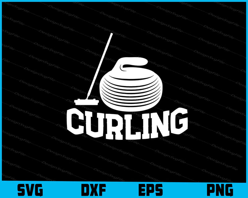 Curling SVG