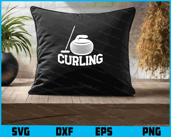 Curling SVG