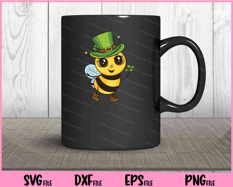 Cute Irish Bee St Paddy's Day mug