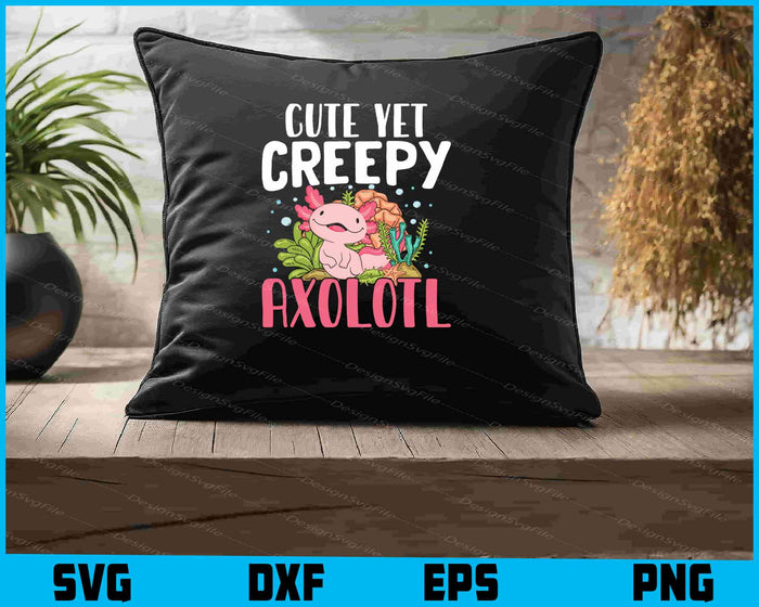 Cute Yet Creepy Axolotl SVG