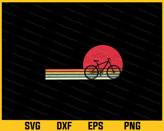 Cycling Retro Style Svg Cutting Printable File  - Premium Cutting Files in SVG, PNG & EPS Formats - Premium SVG Cutting Files for Crafts