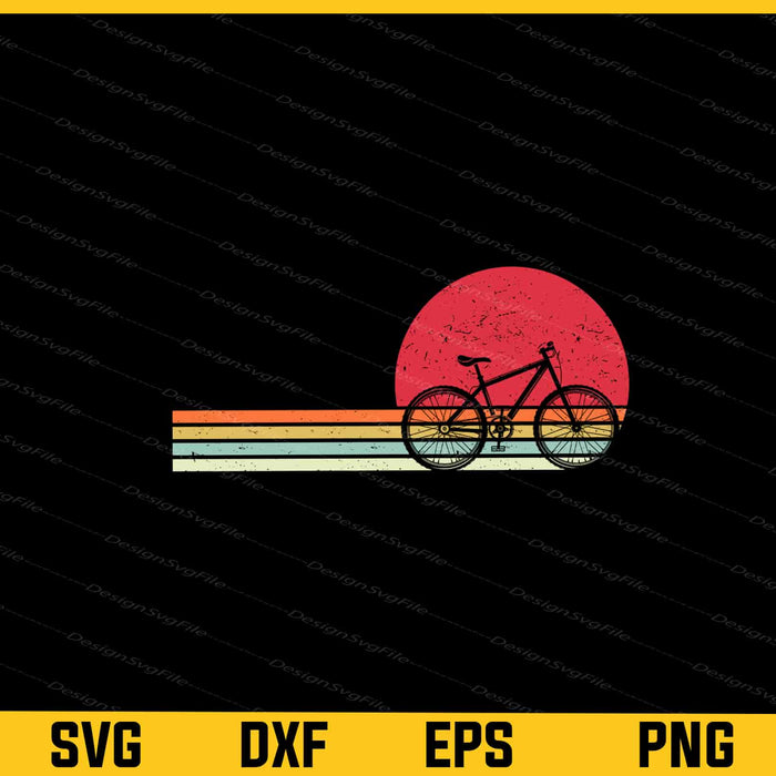 Cycling Retro Style Svg Cutting Printable File  - Premium Cutting Files in SVG, PNG & EPS Formats - Premium SVG Cutting Files for Crafts