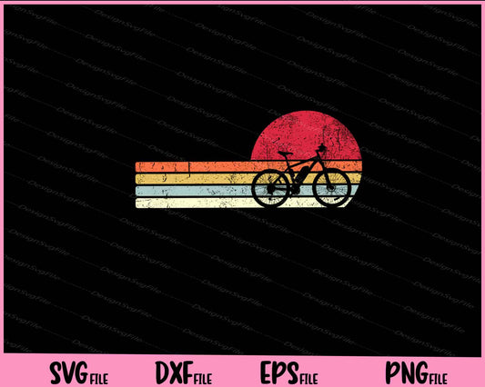 Cycling Retro Style T-Shirt For Cyclist Svg Cutting Printable Files  - Premium Cutting Files in SVG, PNG & EPS Formats - Premium SVG Cutting Files for Crafts