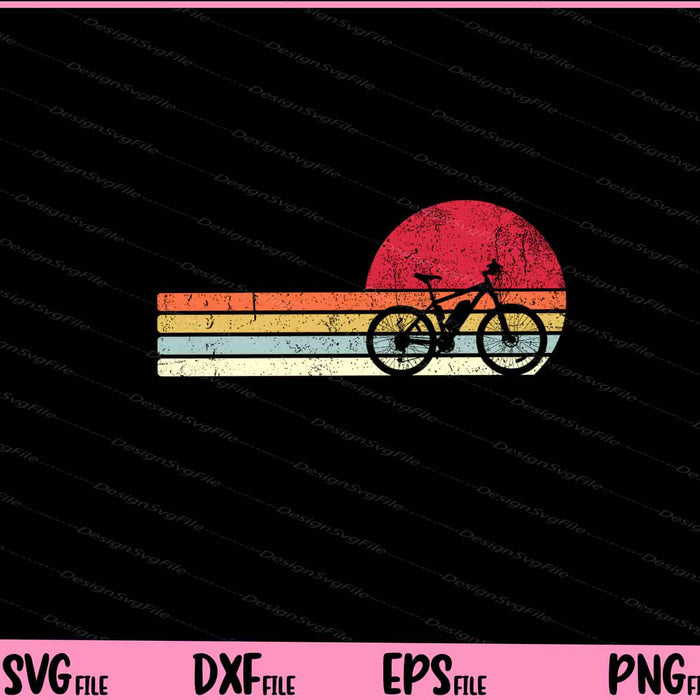 Cycling Retro Style T-Shirt For Cyclist Svg Cutting Printable Files  - Premium Cutting Files in SVG, PNG & EPS Formats - Premium SVG Cutting Files for Crafts